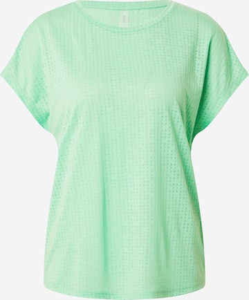 ONLY PLAY - Camisa funcionais 'JACE' em verde: frente