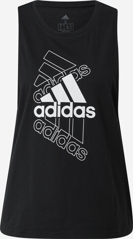 Haut de sport ADIDAS SPORTSWEAR en noir : devant