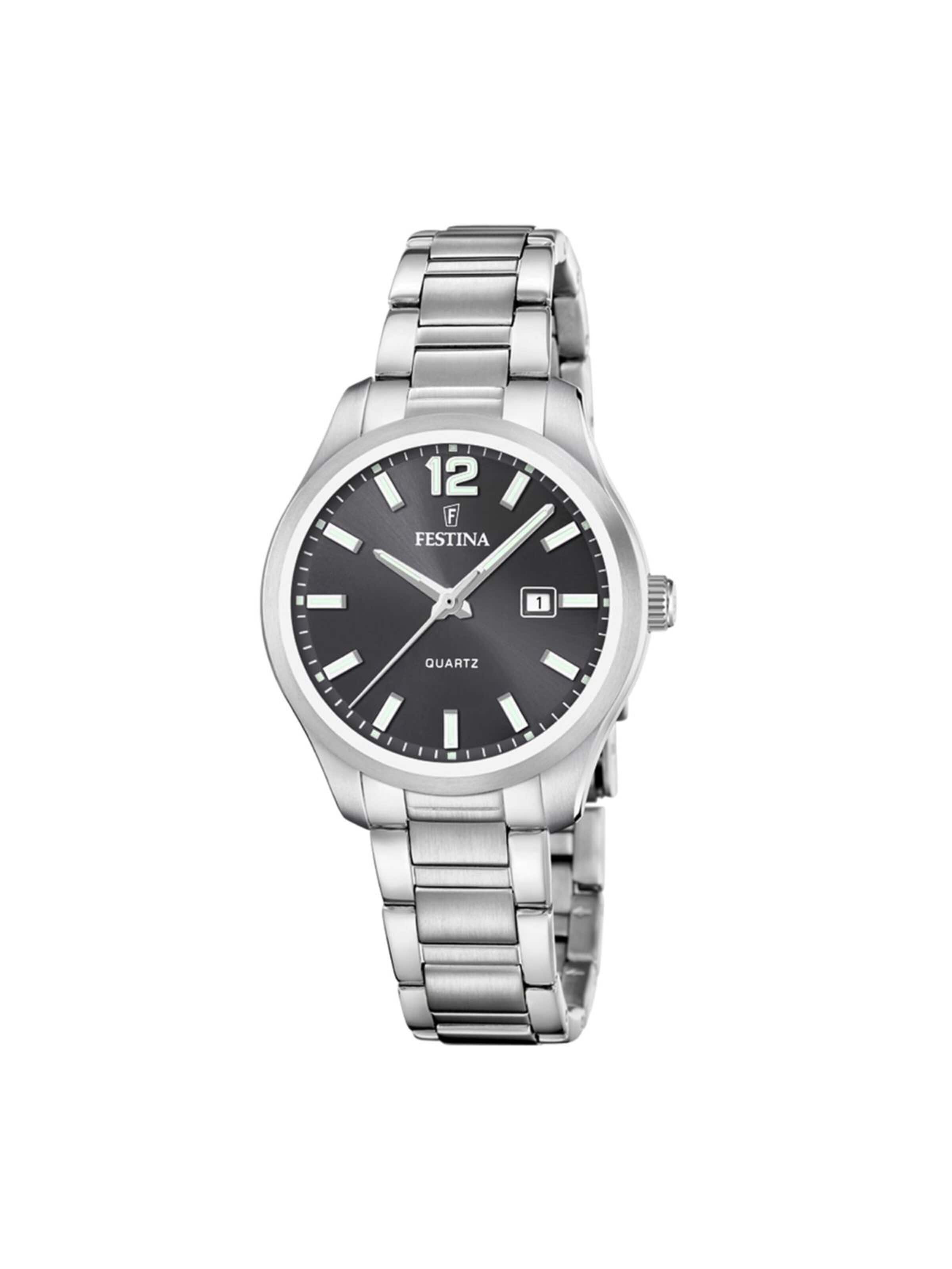 Montre à affichage analogique 'Acero Clasico' FESTINA en gris : devant