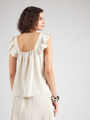 PIECES Bluse 'PCPIA' i beige