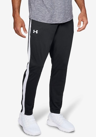 UNDER ARMOUR Tapered Sportbroek in Zwart