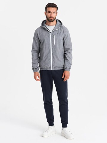 Veste mi-saison 'OM-JANP-0136' Ombre en gris