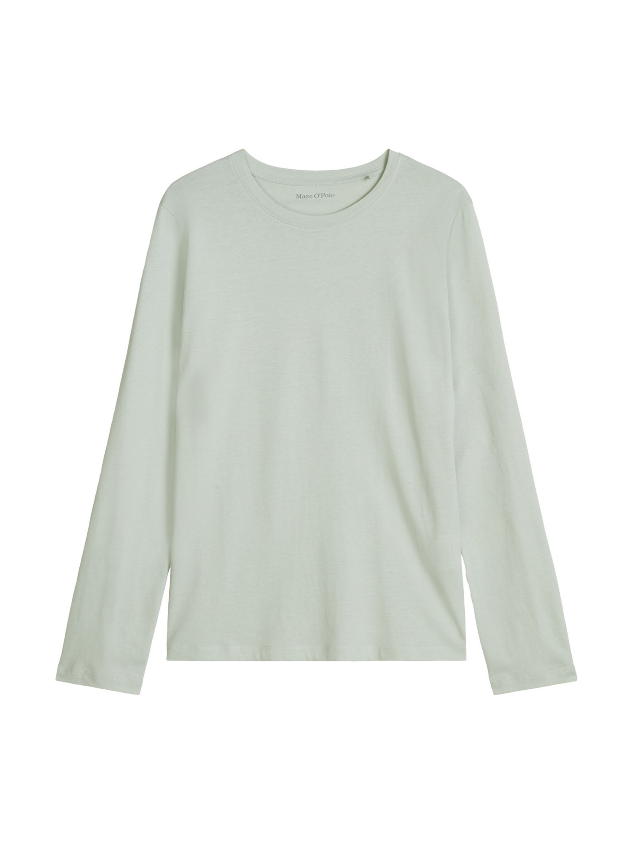 Marc O'Polo T-shirt ' Classic ' en L en gris clair / vert clair, Vue avec produit