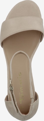 TAMARIS Strap sandal in Beige