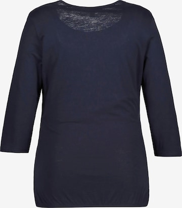 Ulla Popken Shirt (GOTS) in Blau