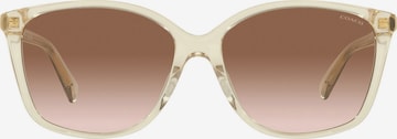 Lunettes de soleil COACH en beige