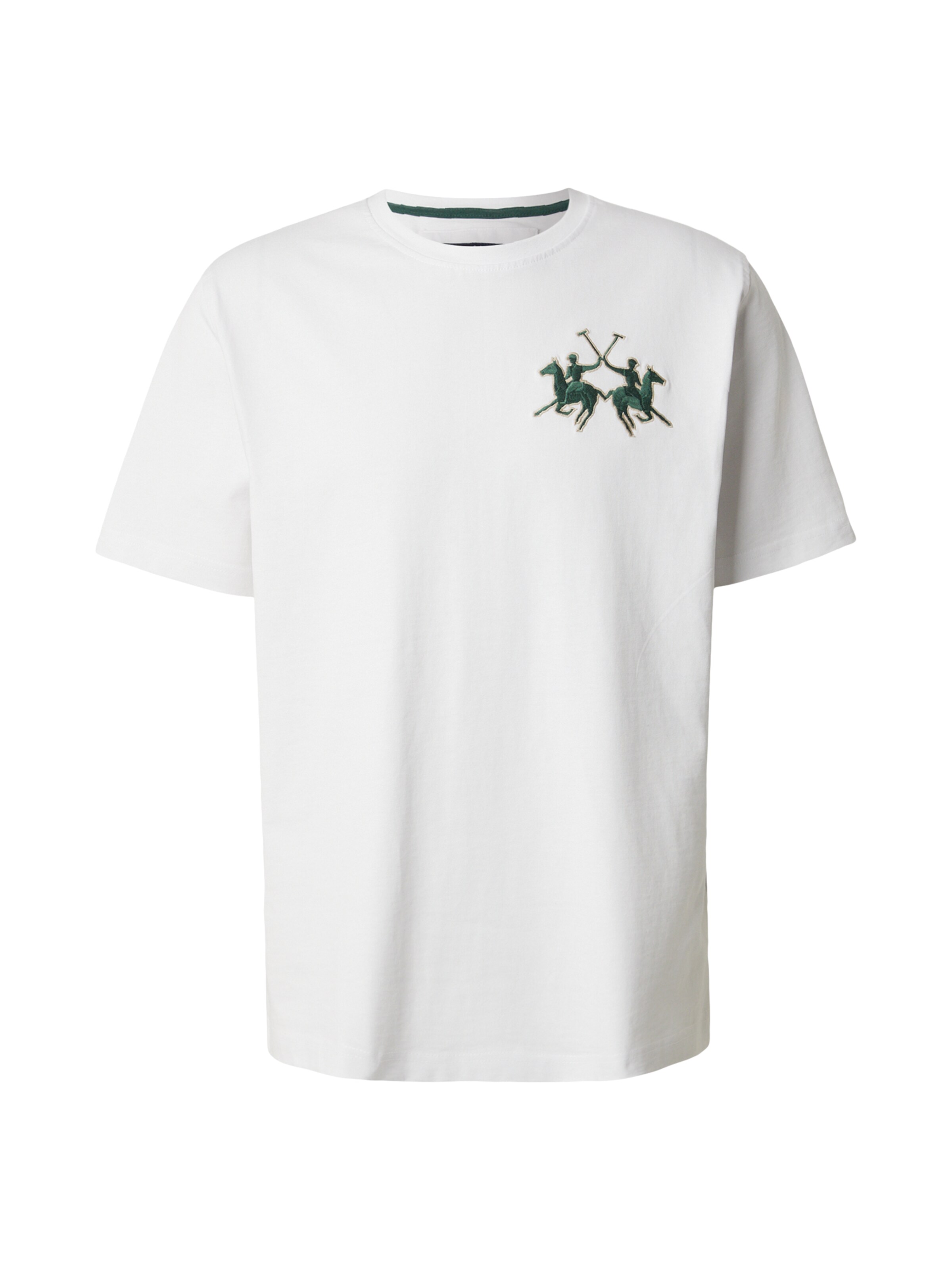 La Martina Μπλουζάκι σε λευκό: μπροστά