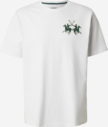 La Martina T-shirt i vit: framsida