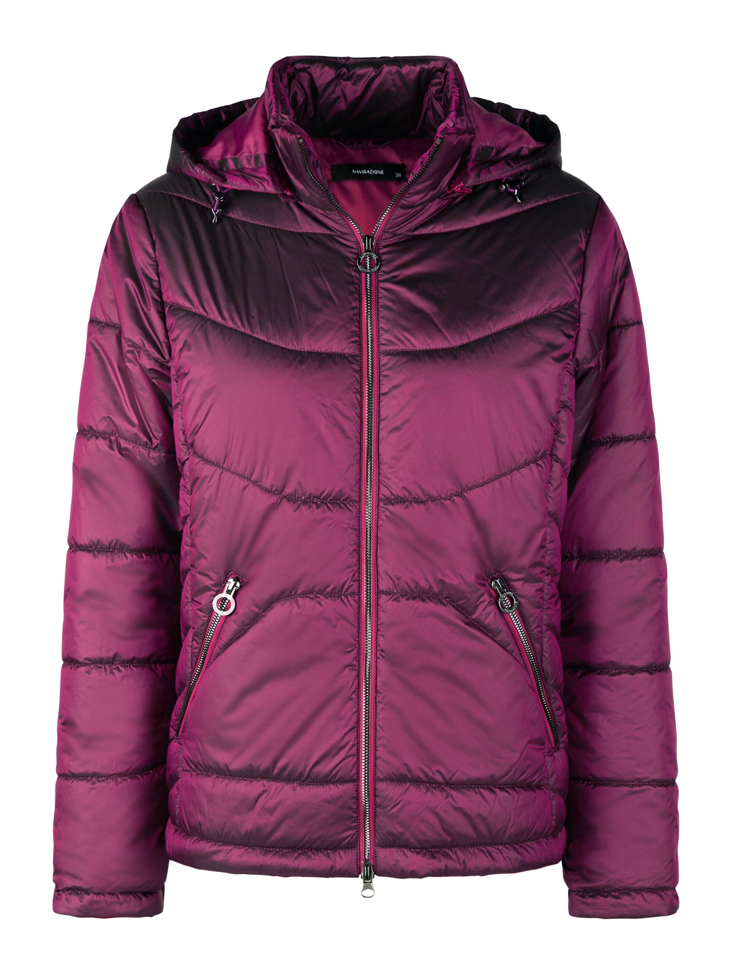 Veste mi-saison Navigazione en violet : devant