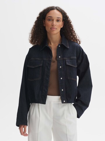 OPUS Between-Season Jacket 'Jokana' in Blue: front