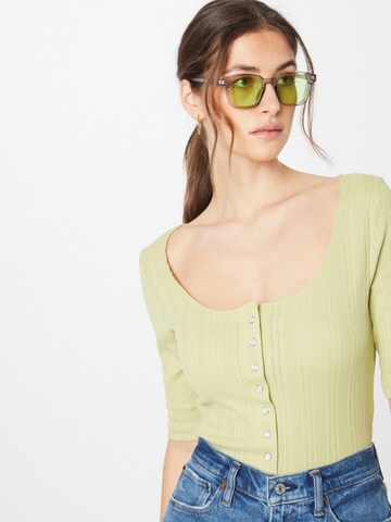 LEVI'S ® Shirt 'Dry Goods Pointelle Top' in Gelb