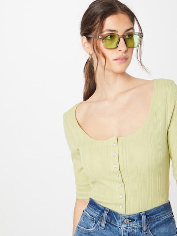 LEVI'S ® Shirt 'Dry Goods Pointelle Top' in Gelb