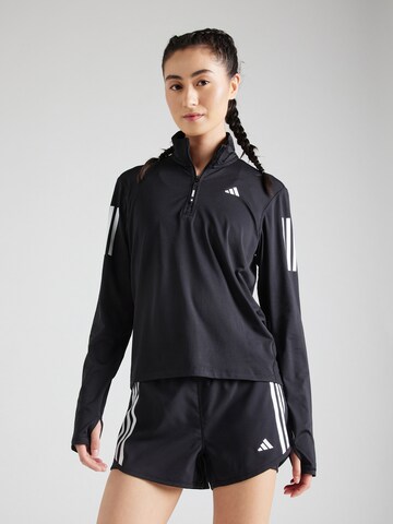 ADIDAS PERFORMANCE - Camiseta deportiva 'Own The Run ' en negro: frente