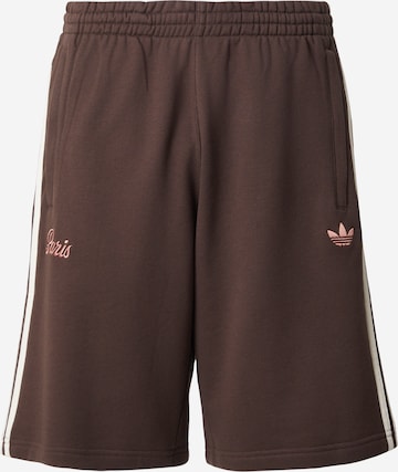 ADIDAS ORIGINALSregular Hlače 'PARIS' - smeđa boja: prednji dio