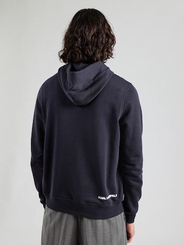 Karl Lagerfeld Μπλούζα φούτερ σε μπλε: πίσω