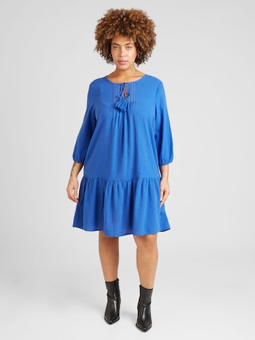 ONLY Carmakoma - Vestido 'VINNIE' en azul: frente