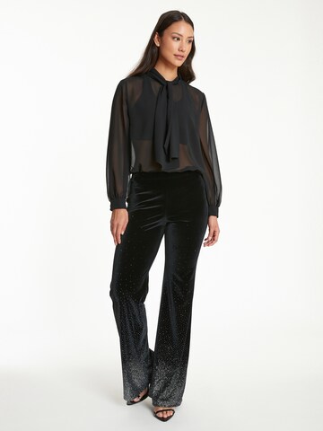 Bootcut Pantalon 'Tahila' Ana Alcazar en noir