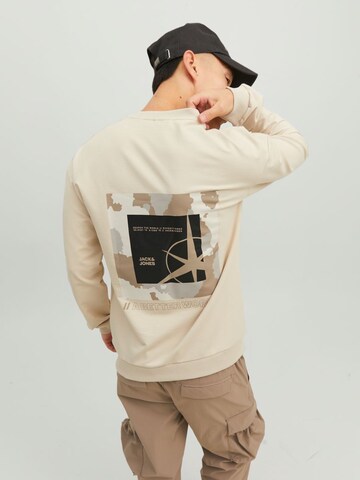 JACK & JONES Sweatshirt 'Filo' in Beige