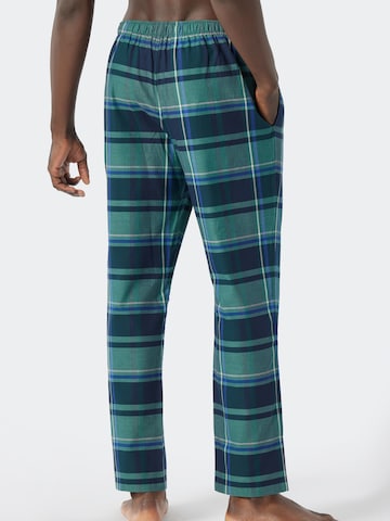 SCHIESSER Pajama Pants in Blue