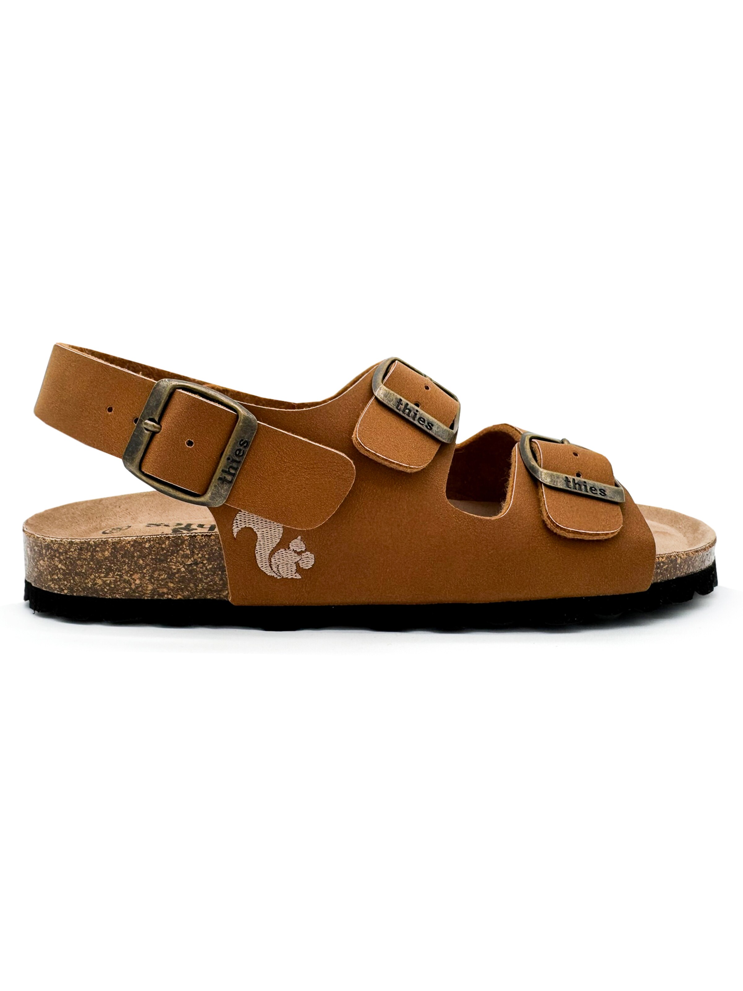thies Sandals 'thies 1856 ® Eco Bio Backstrap Sandal' in Brown