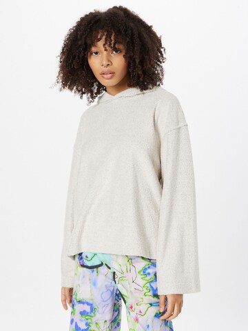 WEEKDAY Sweatshirt 'Arina' i vit: framsida