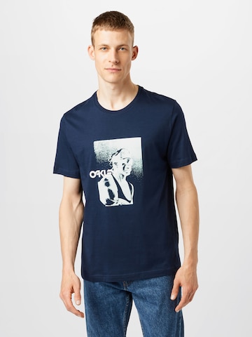 OAKLEY Funkční tričko 'SCOTT TINLEY' – modrá: přední strana