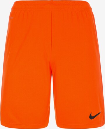 NIKE Workout Pants 'Park II' in Orange: front