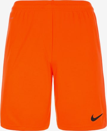 Loosefit Pantalon de sport 'Park II' NIKE en orange : devant