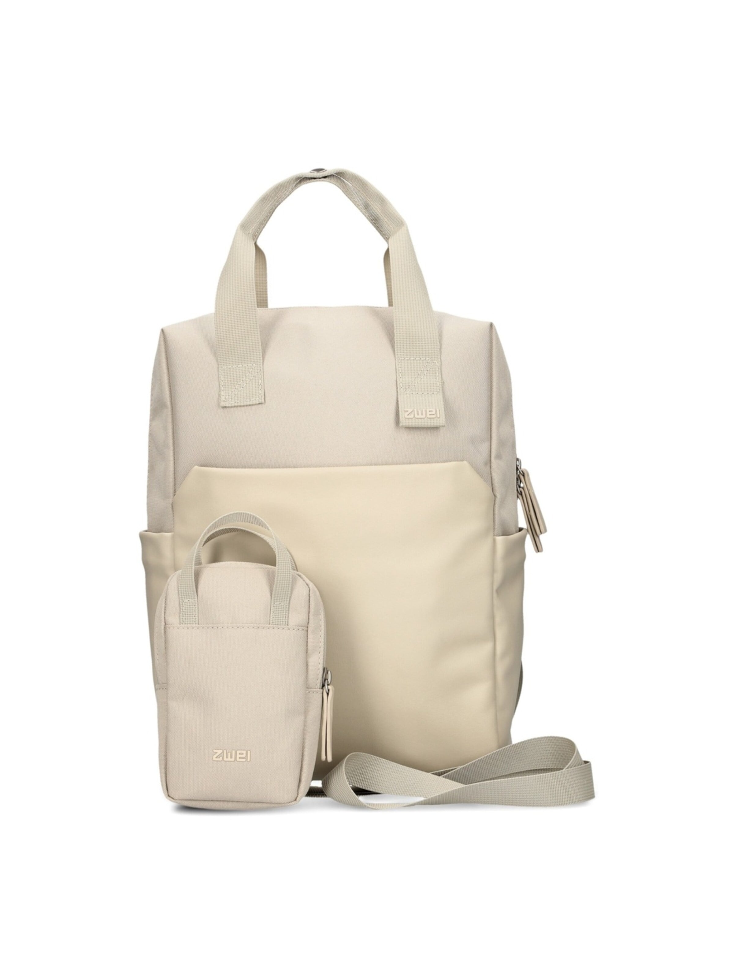 ZWEI Backpack 'LOU LUR130' in Beige