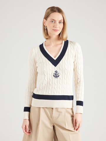 Lauren Ralph Lauren Sweater 'Meren' in Beige: front