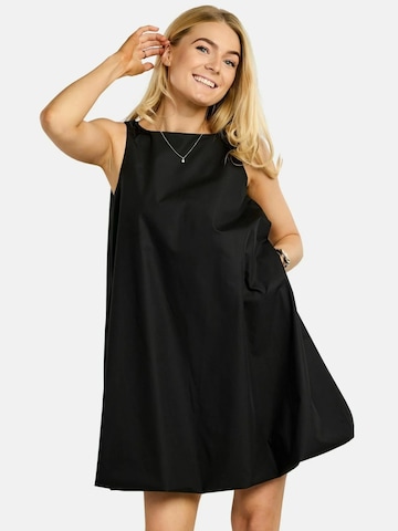 Robe ' BARBEL ' Liberte Essentiel en noir : devant