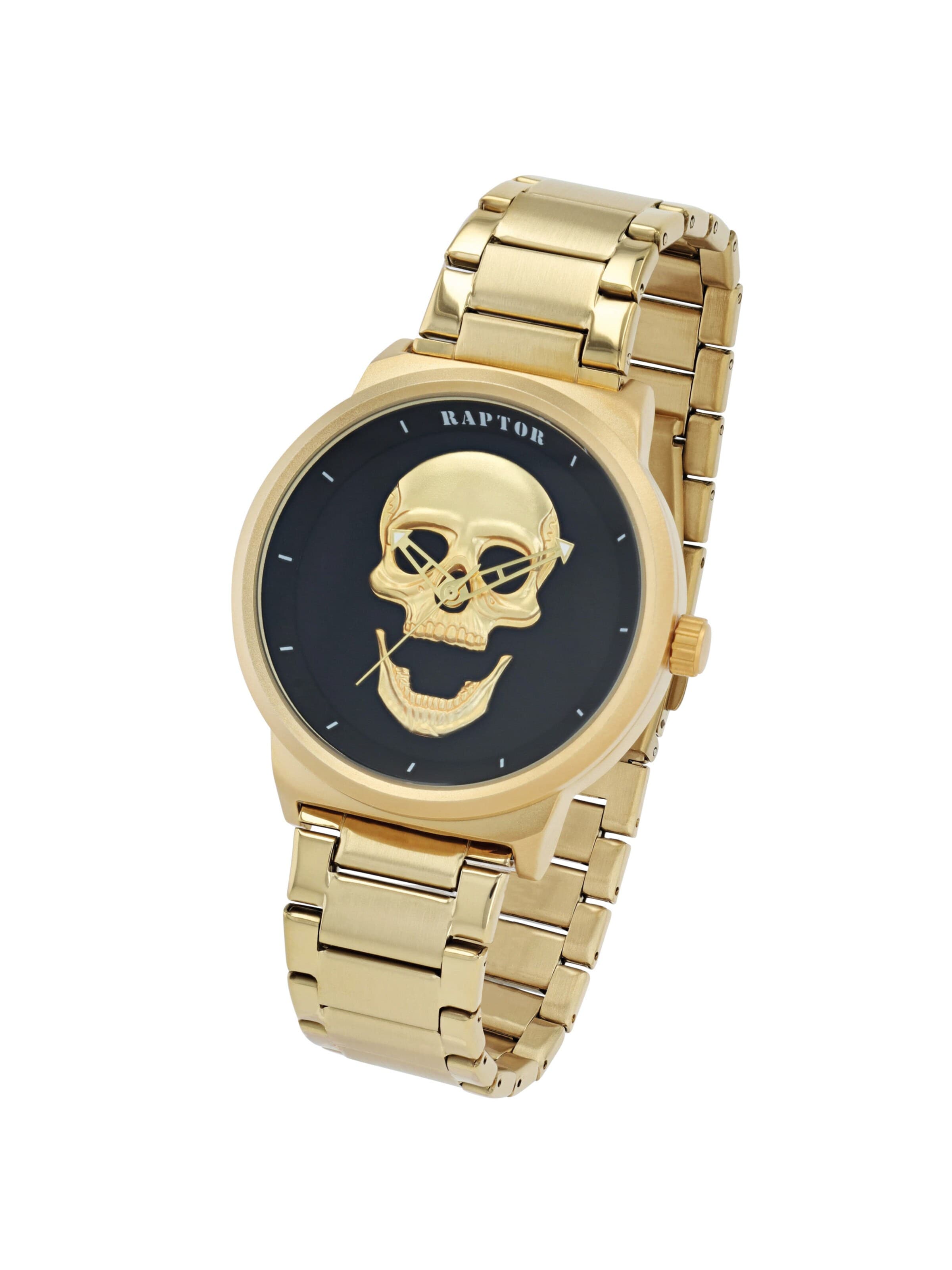 Raptor Analoguhr 'Jano, 3 ATM'‌‌‌‌‌‌‌‌‌‌ in Gold: Vorderseite
