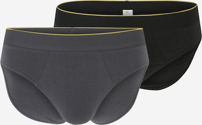 SLOGGI Cueca 'men EVER Airy' em limão / cinzento escuro / preto, Vista do produto