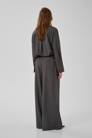 Wide Leg Pantalon à pince My Essential Wardrobe en gris