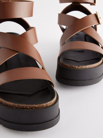 Next Sandal in Brown