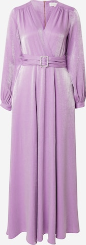 Closet London Dress in Purple: front