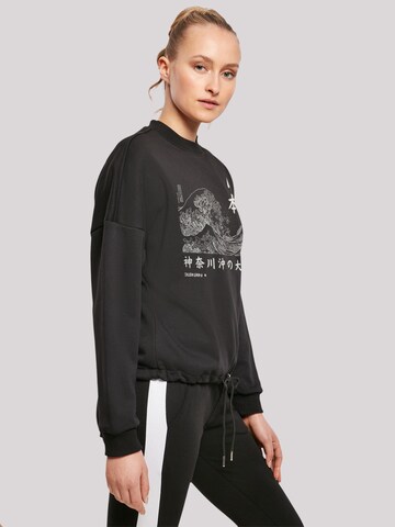 F4NT4STIC Sweatshirt 'Kanagawa' in Schwarz