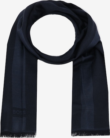 BOSS Sjaal 'Eryk' in Blauw: voorkant