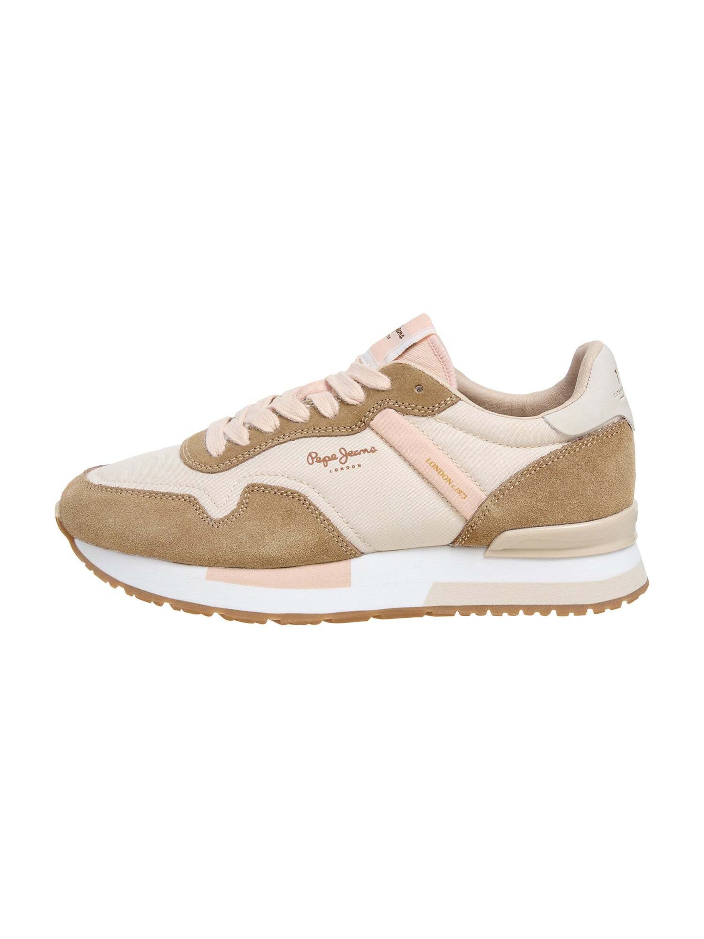 Baskets basses 'HAILON' Pepe Jeans en beige : devant