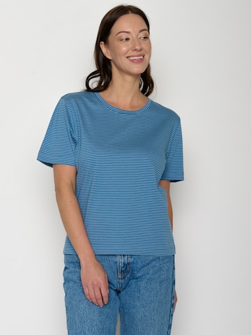 GREENBOMB Shirt 'Basic Nova' in Blauw: voorkant