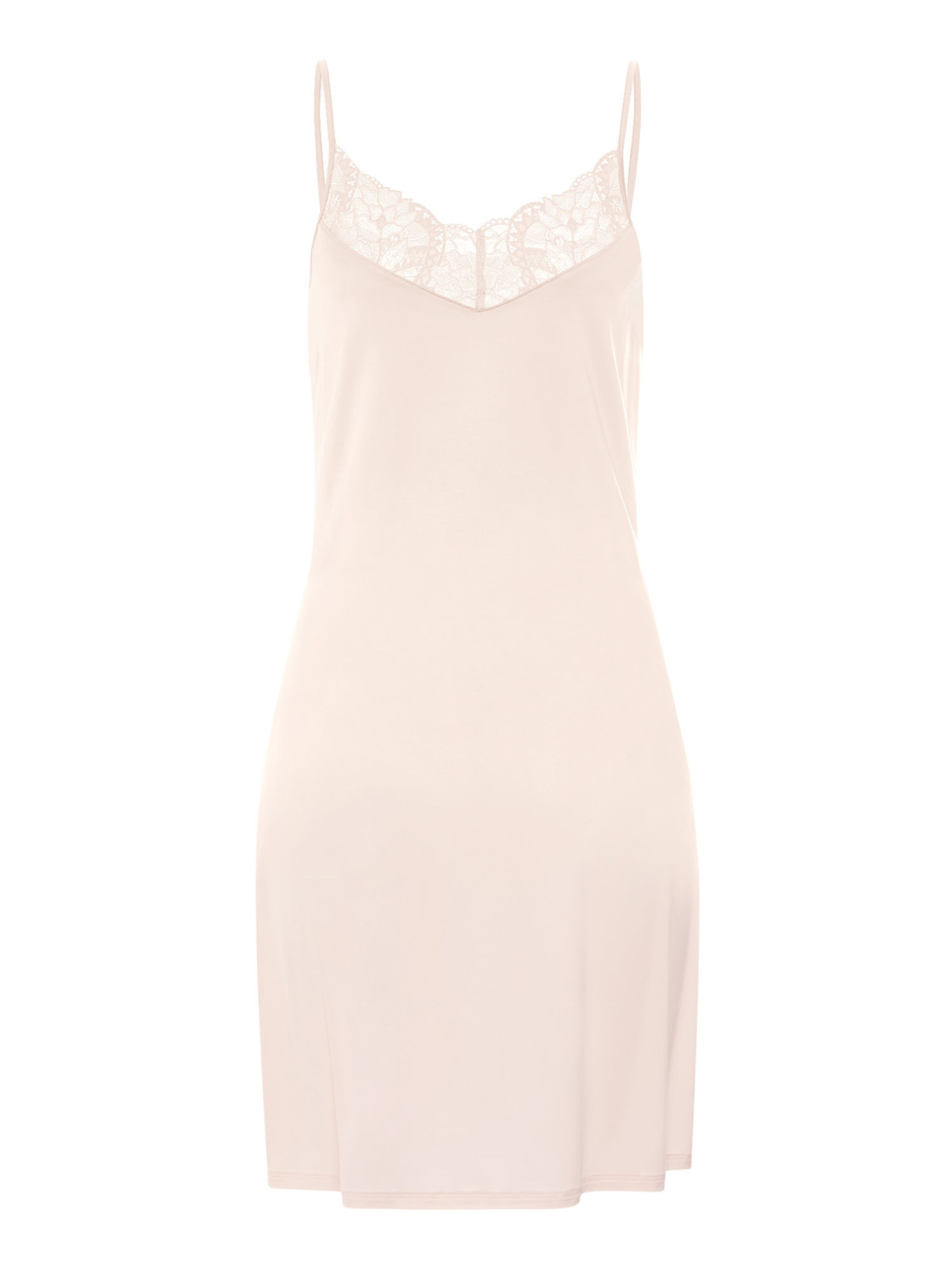 Hanro Negligé ' Azelia ' in Beige: voorkant