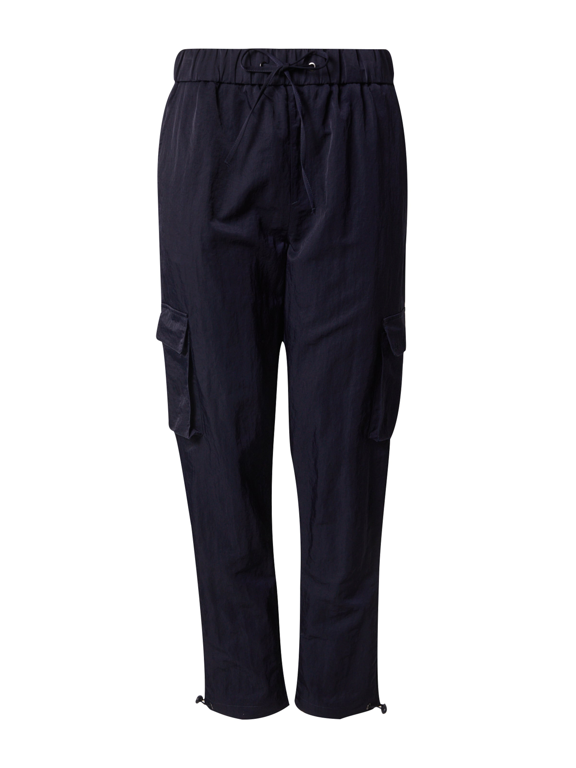 Sinned x ABOUT YOU Tapered Cargobyxa 'Marlo' i blå: framsida