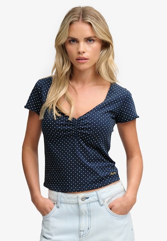 Superdry & Co Shirt 'Essentials' in Blue: front