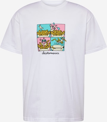 Cleptomanicx T-Shirt 'Stealy Gull' in Weiß: predná strana