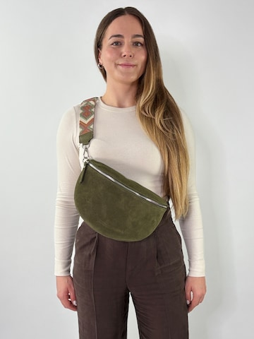 lePelou - Riñonera 'ONDA large' en verde