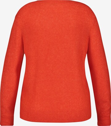 SAMOON Sweter w kolorze czerwony