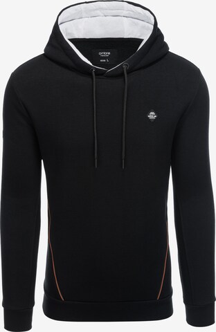 Ombre Sweatshirt 'OM-SSNZ-22FW-006' in Black: front