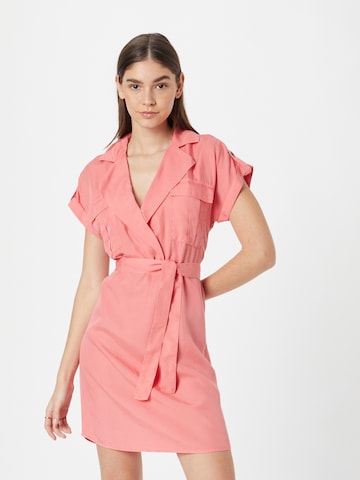 Robe-chemise 'Vera' Noisy may en orange : devant