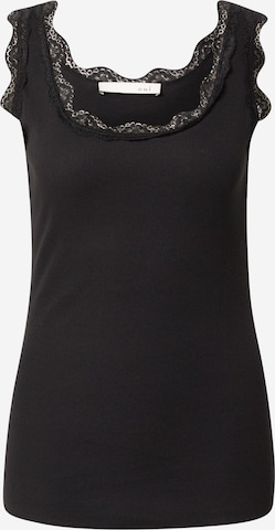 OUI Top in Black: front