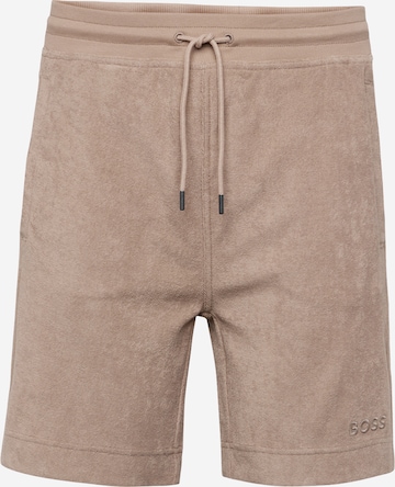BOSS Orange Regular Shorts in Braun: predná strana